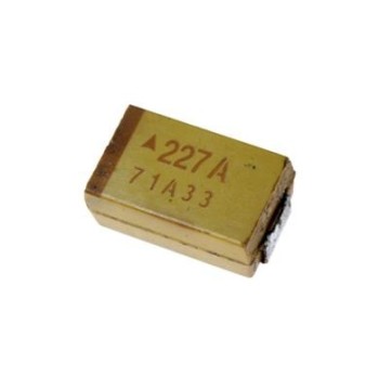 خازن تانتالیوم 220 میکرو فاراد 10 ولت smd سایز  D