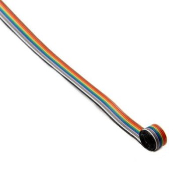 کابل فلت 10 رشته رنگی