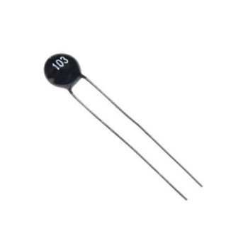 مقاومت حرارتی 10 کیلو اهم 20 درصد پایه کوتاه