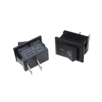 کلید راکر دوحالته دو پایه 6 آمپر 15*21