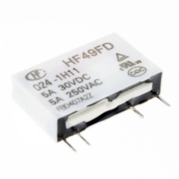 رله مینیاتوری 24 ولت 5 آمپر 1 کنتاکت