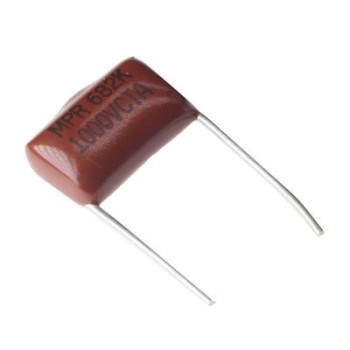 خازن پلی استر 6.8 نانو فاراد 1000 ولت