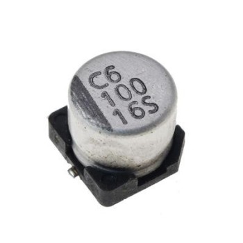 خازن الکترولیت اس ام دی 100 میکرو فاراد 16 ولت