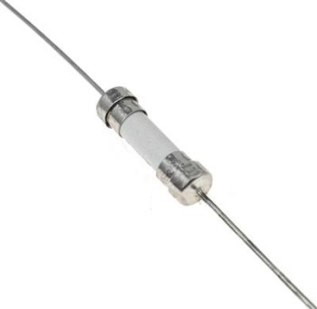 فیوز گچی سیم دار 10 آمپر 250 ولت سایز 5x20mm