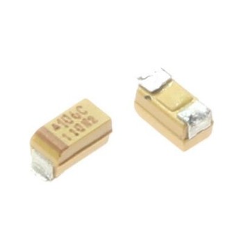 خازن تانتالیوم 10 میکرو فاراد 10 ولت smd سایز  A