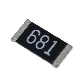 RESISTOR 680OHMS 2512 1W 5% SMD