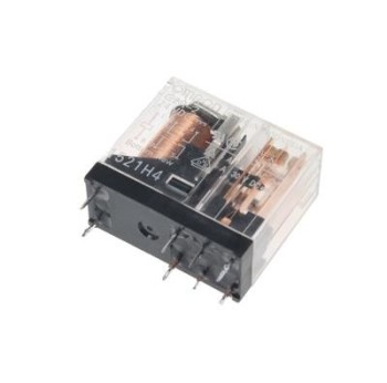 رله شیشه ای امرون 24 ولت 5 آمپر 2 کنتاکت