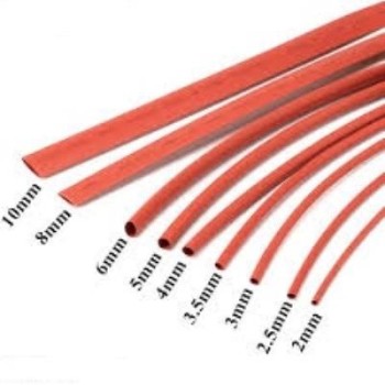 HEAT SHRINK TUBE NO4.0 RED