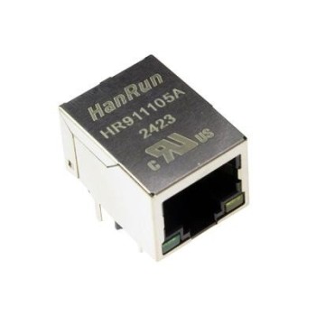 سوکت شبکه مادگی فیلتردار روبردی RJ45 فلزی