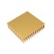 ALUMINIUM HEAT SINK 40X40X10MM (GOLD)