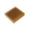 ALUMINIUM HEAT SINK 40X40X10MM (GOLD)