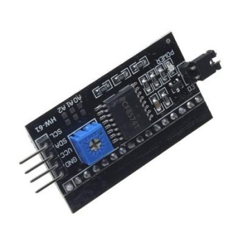 ماژول راه انداز lcd 2x16 با ارتباط i2c با چیپ Pcf8574