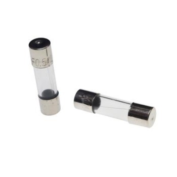 فیوز شیشه ای 500 میلی آمپر 250 ولت سایز 5x20mm