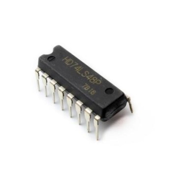 آی سی HD74LS48P دیکودر درایور DIP-16