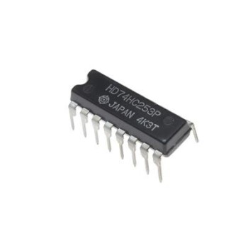 آی سی HD74HC253P مالتی پلکسر DIP-16