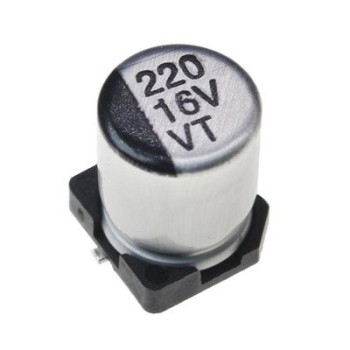خازن الکترولیت اس ام دی 220 میکرو فاراد 16 ولت