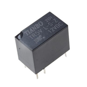 رله کوچک 12 ولت 1 آمپر 1 کنتاکت مدل TR5V