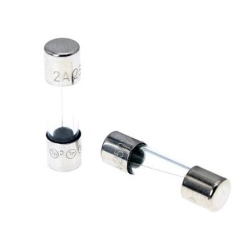 فیوز شیشه ای 2 آمپر 250 ولت سایز 5x20mm