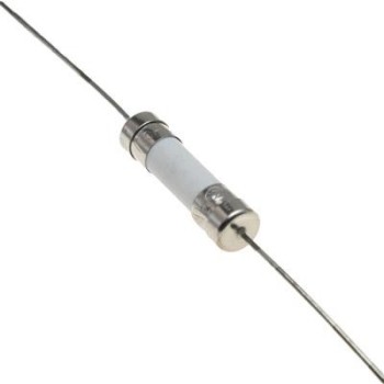 فیوز گچی سیم دار 500 میلی آمپر 250 ولت سایز 5x20mm