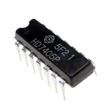آی سی بافر HD7405P پکیج DIP-14