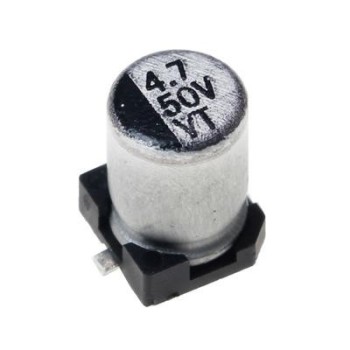 خازن الکترولیت اس ام دی 4.7 میکرو فاراد 50 ولت