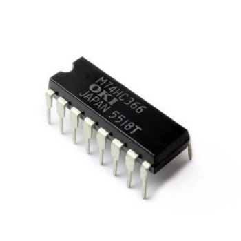 آی سی بافر MSM74HC366 OKI DIP-16