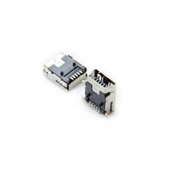 کانکتور مادگی Mini USB روبردی SMD