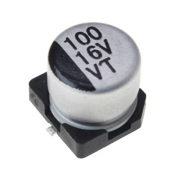خازن الکترولیت اس ام دی 100 میکرو فاراد 16 ولت