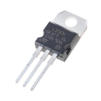 رگولاتور LD1117V50 LDO خروجی 5 ولت 1.3 آمپر