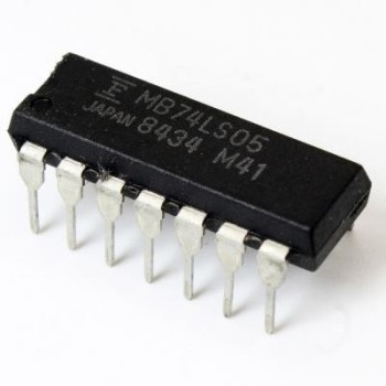 آی سی MB74LS05 بافر و لاین درایور Fujitsu CDIP-14