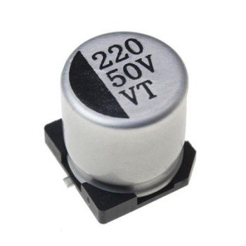 خازن الکترولیت اس ام دی 220 میکرو فاراد 50 ولت